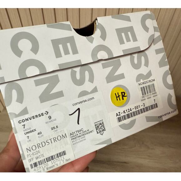 Converse x PLAY Comme des Garçons Chuck 70 A01794C - Unisex Women’s 9 / Men’s 7 - Picture 13 of 13